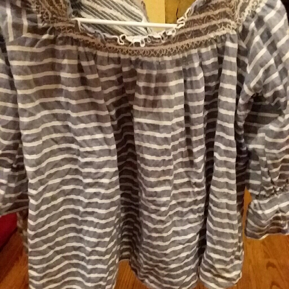 Off the shoulder shirt